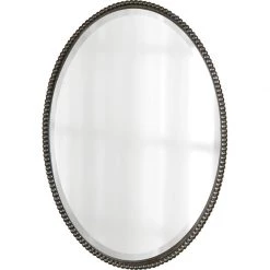 UTTERMOST Mirrors SHERISE BRONZE OVAL MIRROR