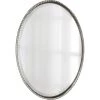 UTTERMOST SHERISE BRUSHED NICKEL OVAL MIRROR Mirrors