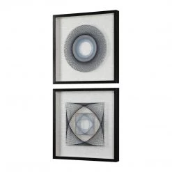 UTTERMOST STRING DUET SHADOW BOXES | SET OF 2 Wall Sculptures + Decor