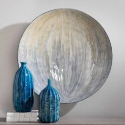 UTTERMOST TIO PAINTED METAL WALL DISC Wall Sculptures + Decor