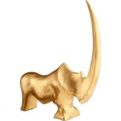 CYAN RHINO BAY SCULPTURE