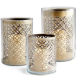 CYAN VERSAILLES CANDLEHOLDERS Pillows + Decor