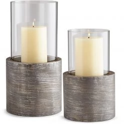 CYAN VALERIAN CANDLEHOLDERS