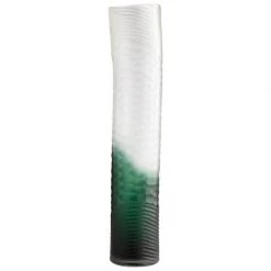 CYAN WARIS EMERALD GREEN GLASS VASE Pillows + Decor