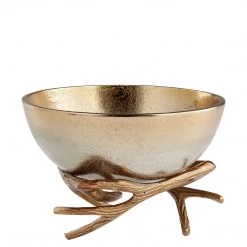 CYAN Pillows + Decor ANTLER ANCHORED BOWL