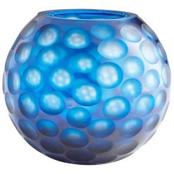 CYAN ROUND TOREEN VASE