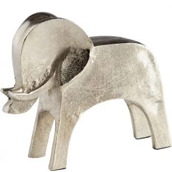 CYAN TUSK TUSK! SCULPTURE: NICKEL