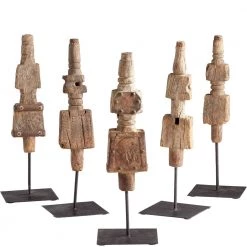 CYAN Accessories RUSTIC TODEM SCULPTURE