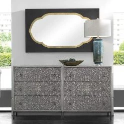 UTTERMOST Mirrors TANGIER OXIDIZED BRONZE + GOLD MIRROR