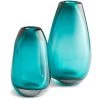 CYAN BLOWN OCEAN VASE