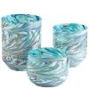 CYAN ROUND WANAKA VASE Pillows + Decor