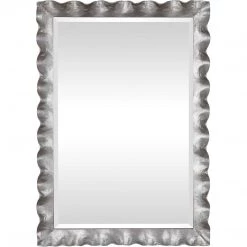 UTTERMOST Mirrors HAYA SCALLOPED EDGE SILVER LEAF MIRROR