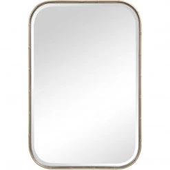 UTTERMOST MALAY ANTIQUE GOLD VANITY MIRROR