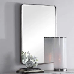 UTTERMOST ARAMIS SILVER LEAF VANITY MIRROR