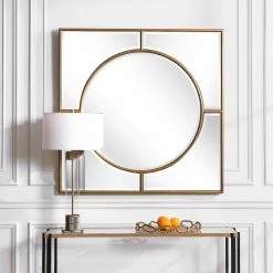 UTTERMOST Mirrors STANFORD GILDED SQUARE MIRROR
