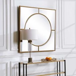 UTTERMOST Mirrors STANFORD GILDED SQUARE MIRROR