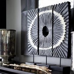 CYAN RUFFLE SCULPTURE