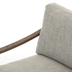 FOUR HANDS Furniture KENNEDY ARM CHAIR: GREY TWILL 15 FOUR HANDS Furniture KENNEDY ARM CHAIR: GREY TWILL