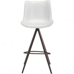 ZUO AKI LEATHERETTE BAR STOOLS | SET OF 2
