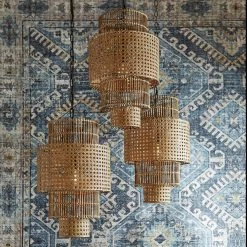 CYAN LA SELVA RATTAN PENDANT