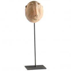 CYAN PRIMITIVE EXPRESSION STAND SCULPTURES Pillows + Decor