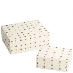 CYAN Pillows + Decor DOT CROWN BOX