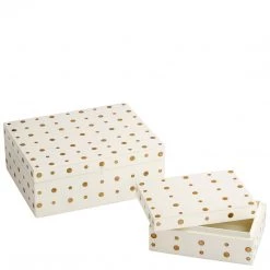 CYAN Pillows + Decor DOT CROWN BOX