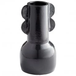 CYAN Pillows + Decor POTTERI GLAZED BLACK TERRACOTTA VASES 7 CYAN Pillows + Decor POTTERI GLAZED BLACK TERRACOTTA VASES