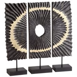 CYAN RUFFLE SCULPTURE