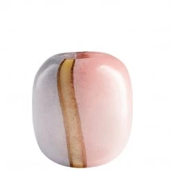 CYAN ASTRA PINK + LAVENDER GLASS VASES