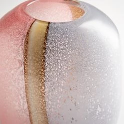 CYAN ASTRA PINK + LAVENDER GLASS VASES