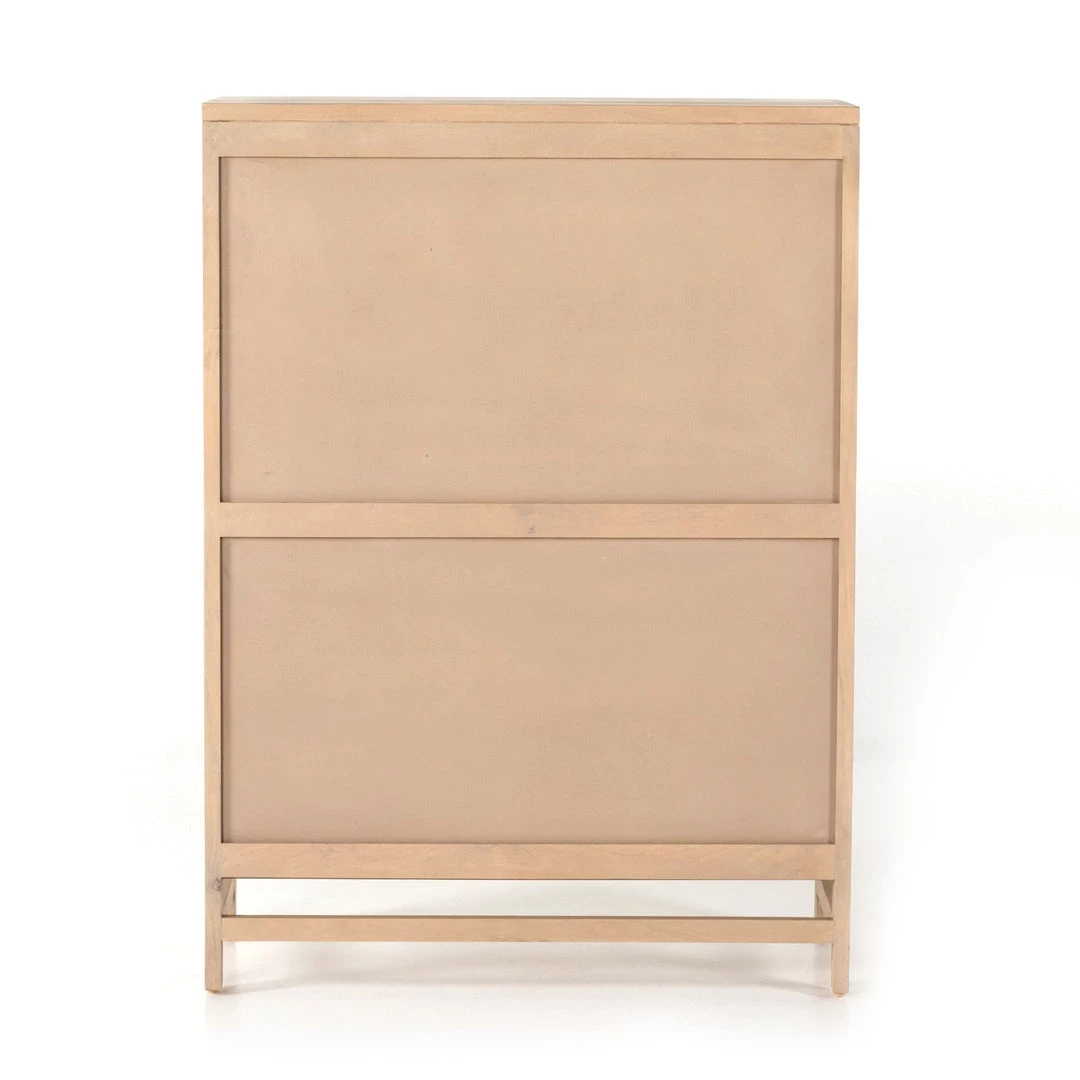 FOUR HANDS CAPRICE NATURAL MANGO WOOD + CANE BAR CABINET 6 FOUR HANDS CAPRICE NATURAL MANGO WOOD + CANE BAR CABINET