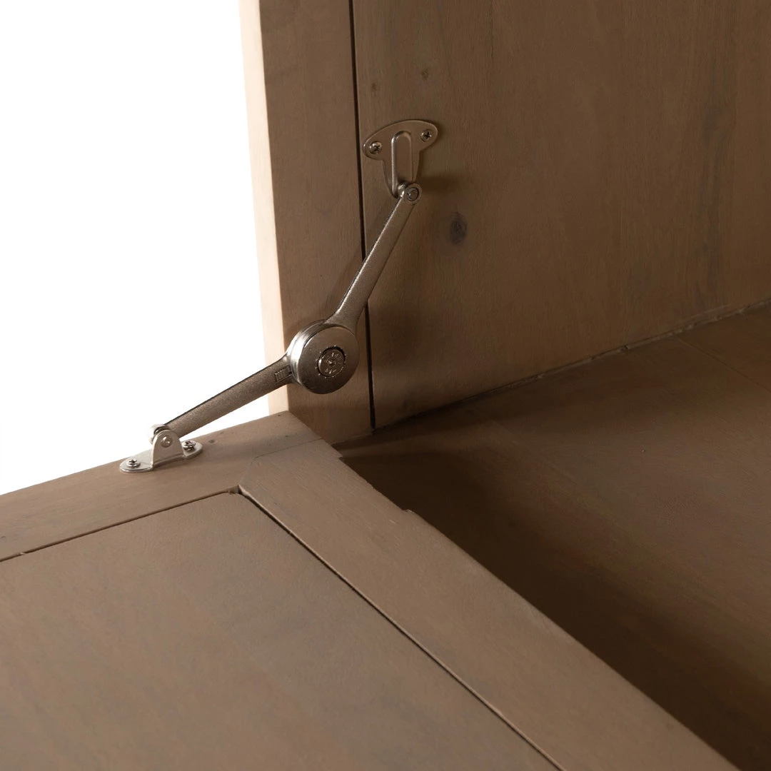 FOUR HANDS CAPRICE NATURAL MANGO WOOD + CANE BAR CABINET 8 FOUR HANDS CAPRICE NATURAL MANGO WOOD + CANE BAR CABINET