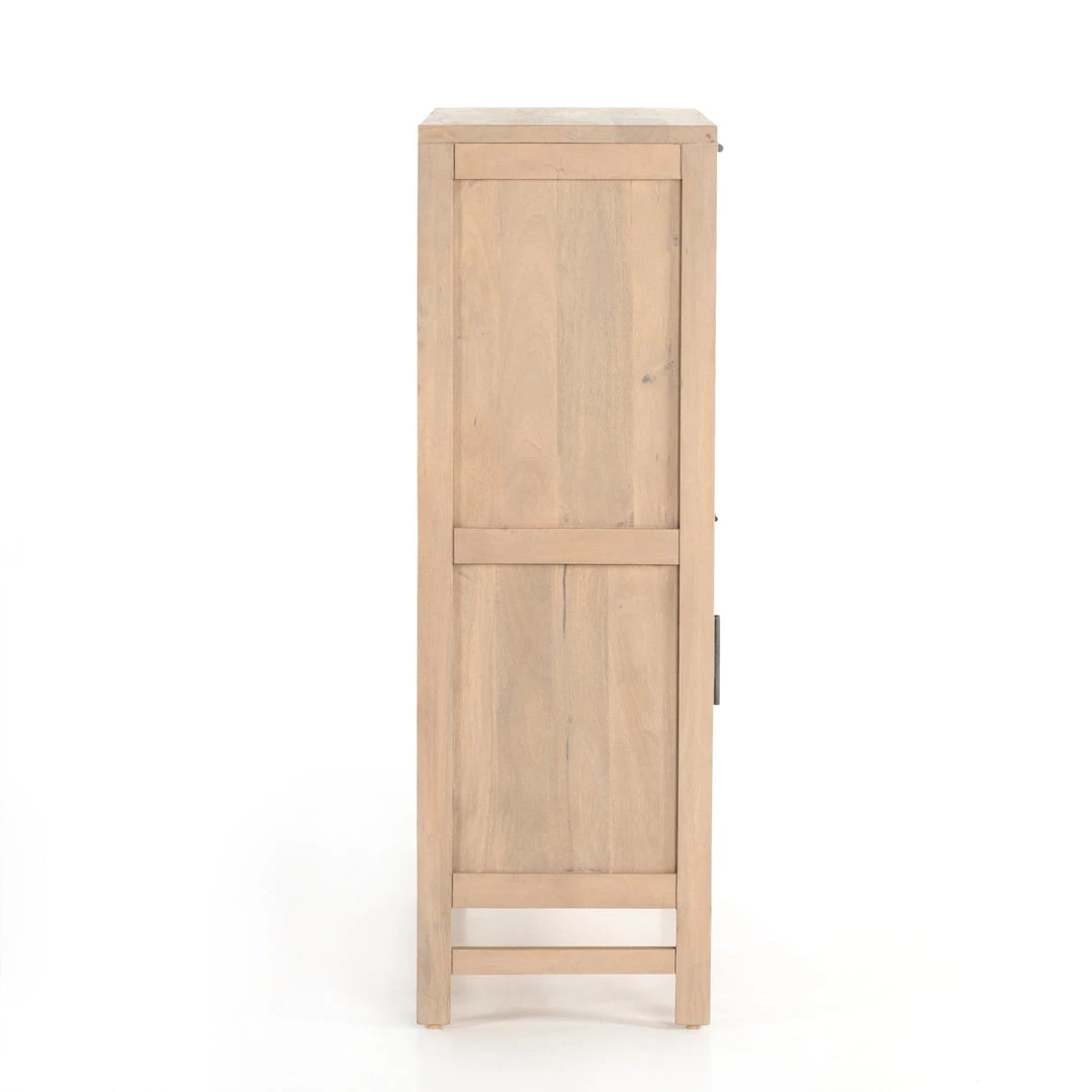 FOUR HANDS CAPRICE NATURAL MANGO WOOD + CANE BAR CABINET 5 FOUR HANDS CAPRICE NATURAL MANGO WOOD + CANE BAR CABINET