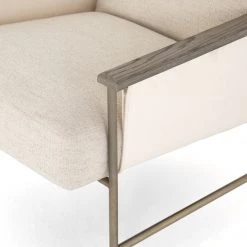 FOUR HANDS ENCINO BISQUE ARM CHAIR