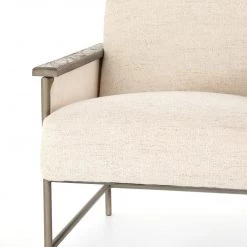 FOUR HANDS ENCINO BISQUE ARM CHAIR