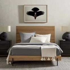 FOUR HANDS Furniture EATON LIGHT OAK PLATFORM BED