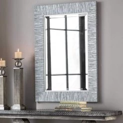 UTTERMOST BELAYA GRAY WOOD MIRROR Mirrors