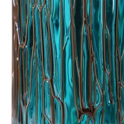 UTTERMOST Pillows + Decor DALUCÍA TEAL GLASS CANDLE HOLDERS | SET OF 2