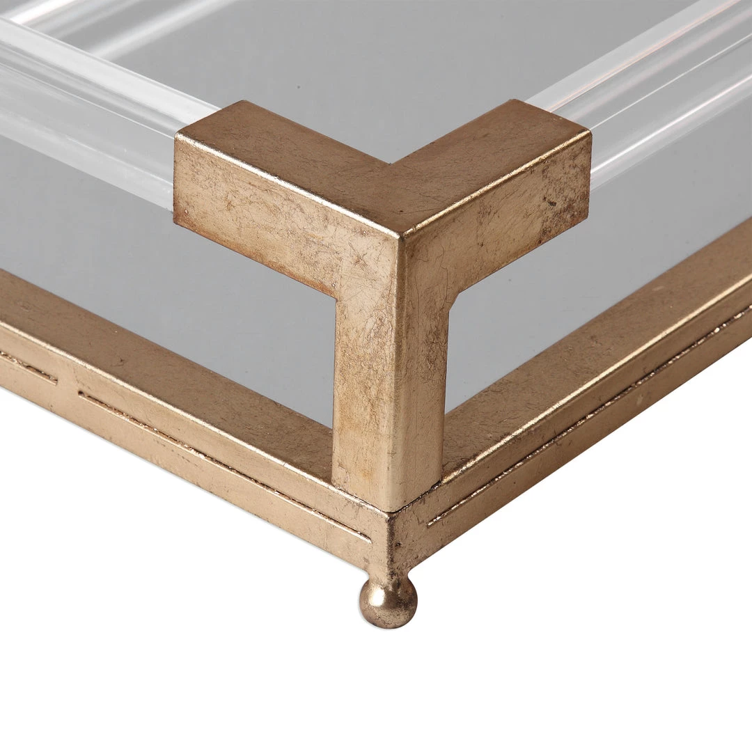 UTTERMOST BALKAN MIRRORED SERVING TRAY: GOLD Accessories 4 UTTERMOST BALKAN MIRRORED SERVING TRAY: GOLD Accessories