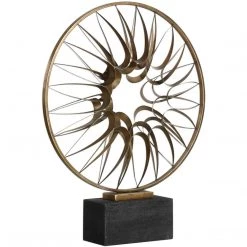 UTTERMOST KENTA ANTIQUE BRONZE DISK SCULPTURE Accessories