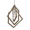 UTTERMOST WOODEN GEOMETRIC PENDANT