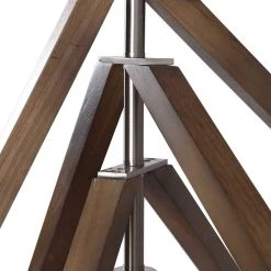 UTTERMOST WOODEN GEOMETRIC PENDANT