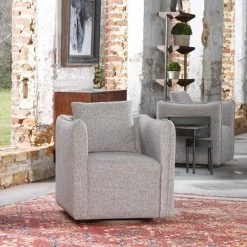 UTTERMOST CORBEN SWIVEL CHAIR 13 UTTERMOST CORBEN SWIVEL CHAIR