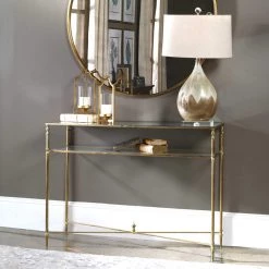 UTTERMOST GILDA MIRRORED TOP CONSOLE Living Room