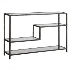 UTTERMOST AGED GUNMETAL DISPLAY CONSOLE