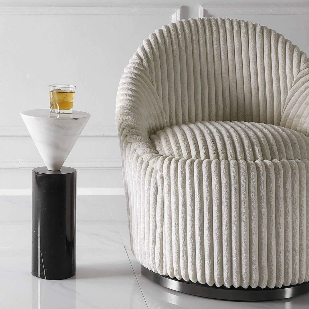 UTTERMOST TOP HAT BLACK + WHITE MARBLE ACCENT TABLE 2 UTTERMOST TOP HAT BLACK + WHITE MARBLE ACCENT TABLE