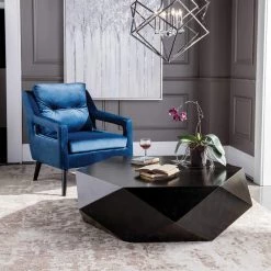 UTTERMOST Living Room TAMBORA COFFEE TABLE: WORN BLACK 9 UTTERMOST Living Room TAMBORA COFFEE TABLE: WORN BLACK