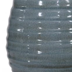 UTTERMOST ZAILA LIGHT BLUE CRACKLE GLAZE CERAMIC LAMP Lighting