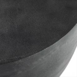 FOUR HANDS Furniture BASIL ALUMINUM ROUND COFFEE TABLE: AGED GREY